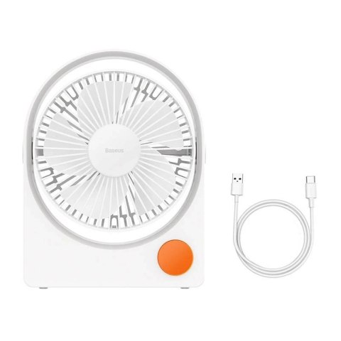 Wentylator biurkowy Baseus Serenity Pro (biały)