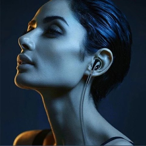 AWEI słuchawki stereo PC-7 3,5mm jack czarny/black