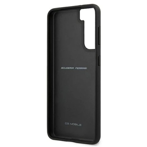 Etui na telefon Ferrari Hardcase do Samsung Galaxy S21 czarny/black hardcase Off Track Leather Nylon Stripe