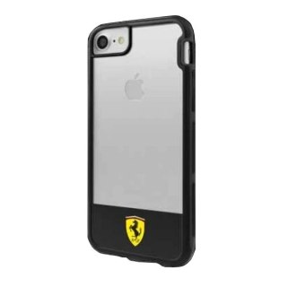 Etui na telefon Ferrari Hardcase iPhone 7/8 /SE 2020 / SE 2022 transparent black
