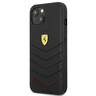 Etui na telefon Ferrari iPhone 13 mini 5,4" czarny/black hardcase Off Track Quilted