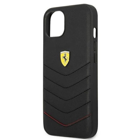 Etui na telefon Ferrari iPhone 13 mini 5,4" czarny/black hardcase Off Track Quilted