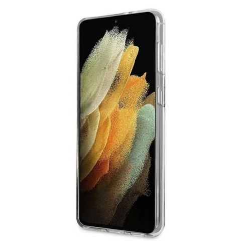 Etui na telefon US Polo Shiny Big Logo do Samsung Galaxy S21 Plus czarny/black