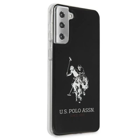 Etui na telefon US Polo Shiny Big Logo do Samsung Galaxy S21 czarny/black