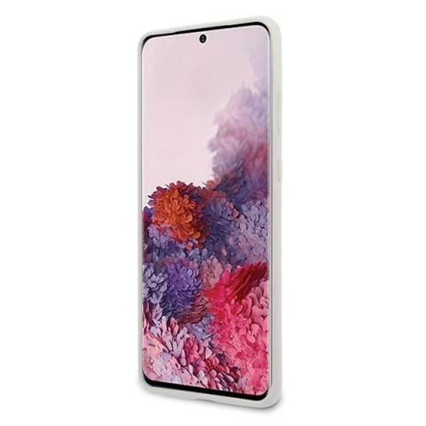 Etui na telefon US Polo Silicone Collection do Samsung Galaxy S20 biały/white