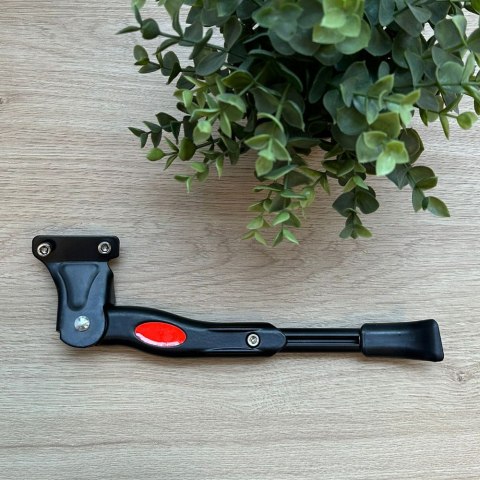 Stopka rowerowa Metalowy nóżka podpórka do roweru stojak rowerowy podpórka z regulacją długości do tylnej ramy Czarna