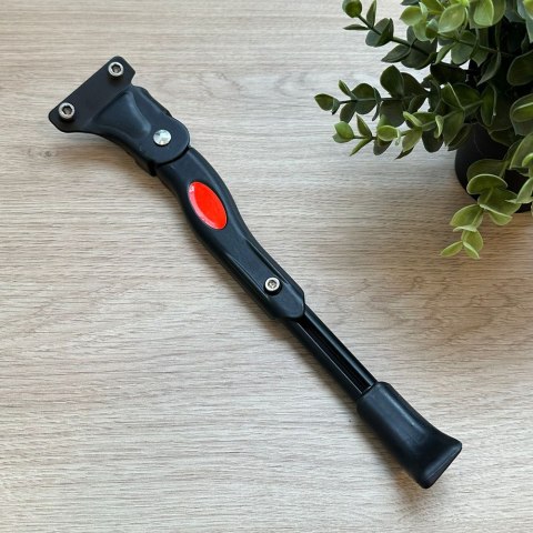 Stopka rowerowa Metalowy nóżka podpórka do roweru stojak rowerowy podpórka z regulacją długości do tylnej ramy Czarna