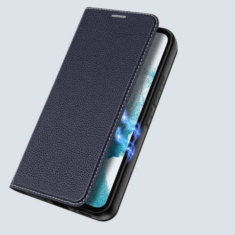 Dux Ducis Skin X2 etui do Samsung Galaxy A54 5G pokrowiec z klapką portfel podstawka niebieskie