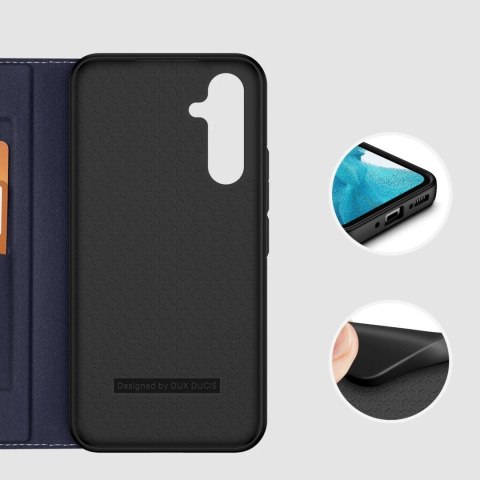 Dux Ducis Skin X2 etui do Samsung Galaxy A54 5G pokrowiec z klapką portfel podstawka niebieskie