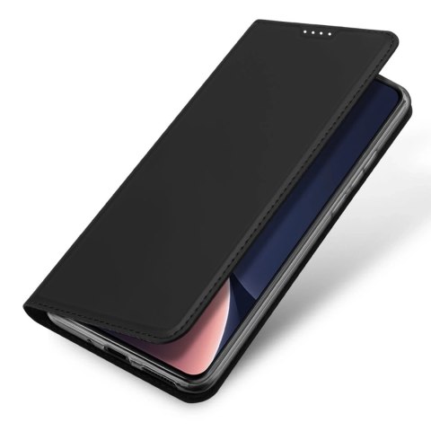 Dux Ducis Skin Pro etui Xiaomi 13 pokrowiec z klapką portfel na kartę podstawka czarne