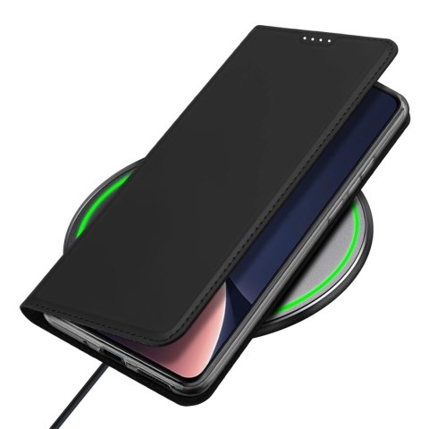 Dux Ducis Skin Pro etui Xiaomi 13 pokrowiec z klapką portfel na kartę podstawka czarne
