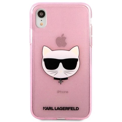Etui Karl Lagerfeld KLHCI61CHTUGLP do iPhone Xr 6,1" hardcase Glitter Choupette