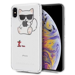 Etui Karl Lagerfeld KLHCI65CFA do iPhone Xs Max hardcase Choupette Fun