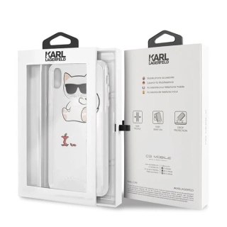 Etui Karl Lagerfeld KLHCI65CFA do iPhone Xs Max hardcase Choupette Fun