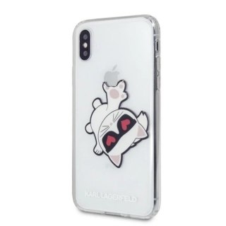 Etui Karl Lagerfeld KLHCI65CFHE do iPhone Xs Max hardcase Choupette Fun