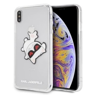 Etui Karl Lagerfeld KLHCI65CFHE do iPhone Xs Max hardcase Choupette Fun