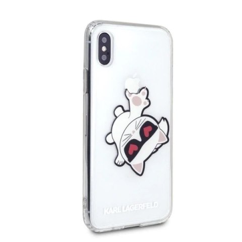 Etui Karl Lagerfeld KLHCI65CFHE do iPhone Xs Max hardcase Choupette Fun