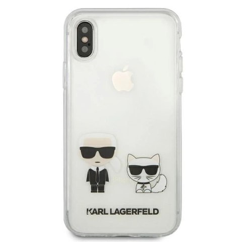 Etui Karl Lagerfeld KLHCI65CKTR do iPhone Xs Max hardcase Karl & Choupette