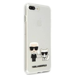 Etui Karl Lagerfeld KLHCI8LCKTR do iPhone 7/8 Plus hardcase Transparent Karl & Choupette