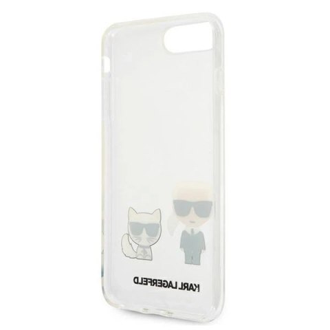 Etui Karl Lagerfeld KLHCI8LCKTR do iPhone 7/8 Plus hardcase Transparent Karl & Choupette