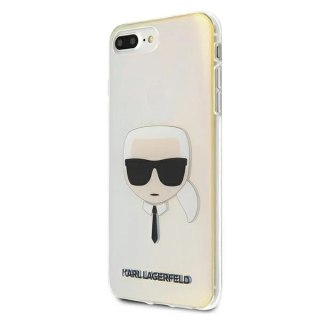 Etui Karl Lagerfeld KLHCI8LPCKHML do iPhone 7/8 Plus multicolor hardcase Iridescent Karl`s Head