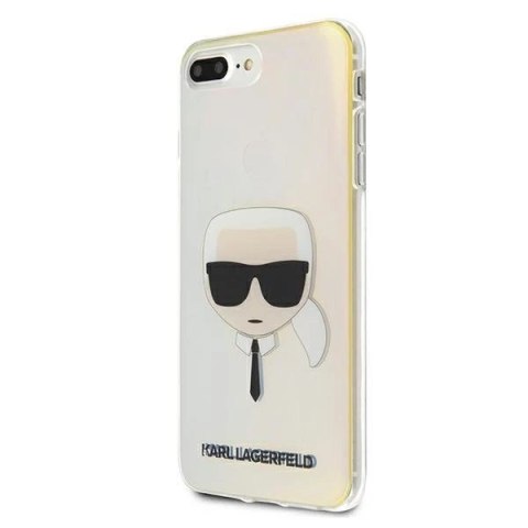 Etui Karl Lagerfeld KLHCI8LPCKHML do iPhone 7/8 Plus multicolor hardcase Iridescent Karl`s Head