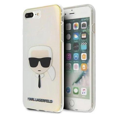 Etui Karl Lagerfeld KLHCI8LPCKHML do iPhone 7/8 Plus multicolor hardcase Iridescent Karl`s Head