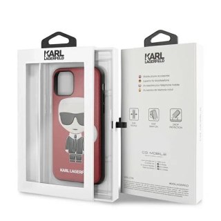 Etui Karl Lagerfeld KLHCN58IKPURE do iPhone 11 Pro 5,8" hardcase Iconic Karl Embossed