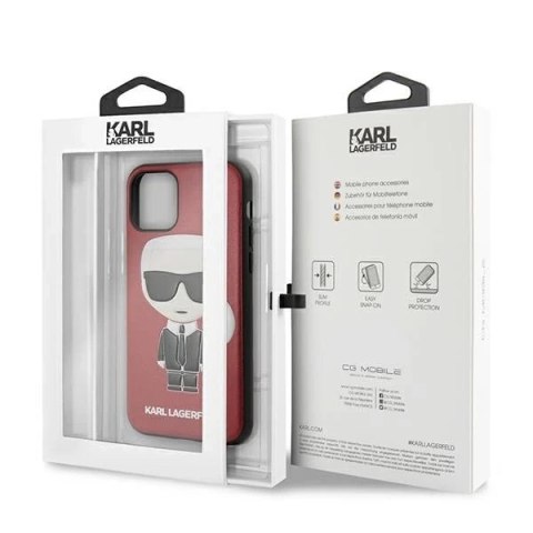 Etui Karl Lagerfeld KLHCN58IKPURE do iPhone 11 Pro 5,8" hardcase Iconic Karl Embossed