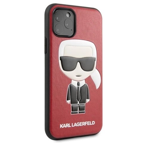 Etui Karl Lagerfeld KLHCN58IKPURE do iPhone 11 Pro 5,8" hardcase Iconic Karl Embossed