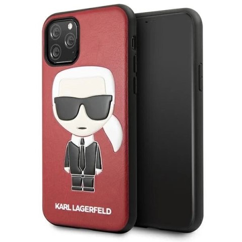 Etui Karl Lagerfeld KLHCN58IKPURE do iPhone 11 Pro 5,8" hardcase Iconic Karl Embossed