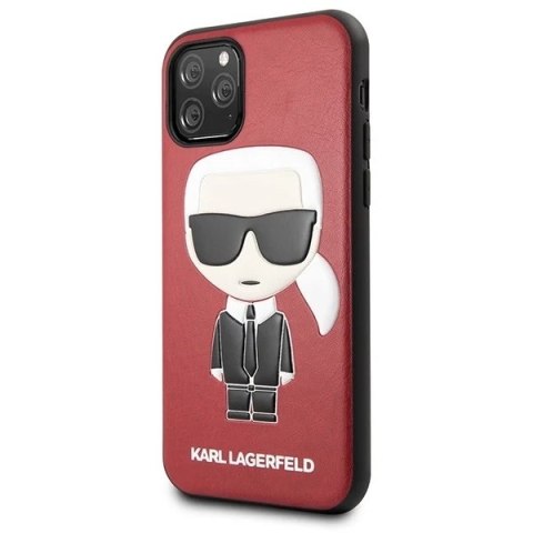 Etui Karl Lagerfeld KLHCN58IKPURE do iPhone 11 Pro 5,8" hardcase Iconic Karl Embossed