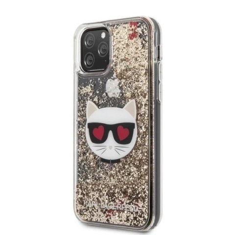 Etui Karl Lagerfeld KLHCN58LCGLGO do iPhone 11 Pro hardcase Glitter Choupette