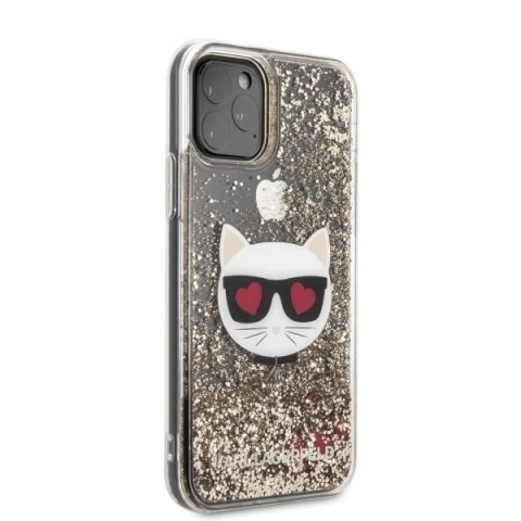 Etui Karl Lagerfeld KLHCN58LCGLGO do iPhone 11 Pro hardcase Glitter Choupette