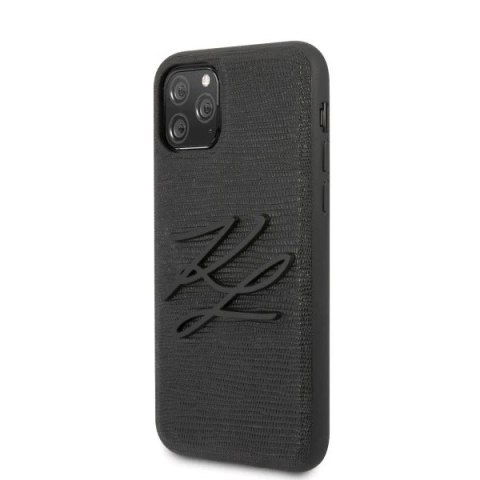 Etui Karl Lagerfeld KLHCN58TJKBK do iPhone 11 Pro hardcase czarny/black Lizard