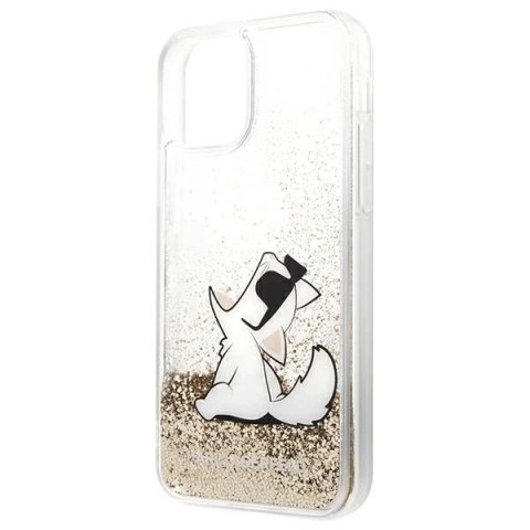 Etui Karl Lagerfeld KLHCN61GCFD do iPhone 11 6,1" hardcase Liquid Glitter Choupette Fun
