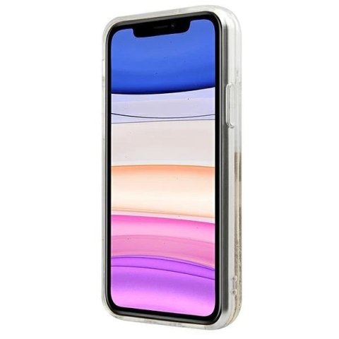 Etui Karl Lagerfeld KLHCN61GCFD do iPhone 11 6,1" hardcase Liquid Glitter Choupette Fun