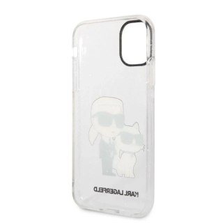 Etui Karl Lagerfeld KLHCN61HNKCTGT do iPhone 11 / Xr 6,1" hardcase Gliter Karl&Choupette