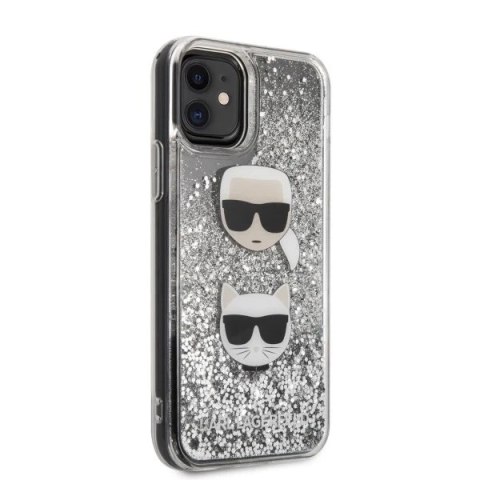 Etui Karl Lagerfeld KLHCN61KCGLSL do iPhone 11 6,1" / Xr hardcase Glitter Karl&Choupette