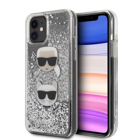 Etui Karl Lagerfeld KLHCN61KCGLSL do iPhone 11 6,1" / Xr hardcase Glitter Karl&Choupette