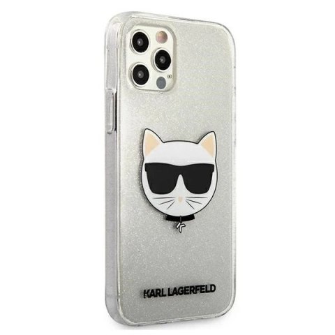Etui Karl Lagerfeld KLHCP12MCHTUGLS do iPhone 12/12 Pro 6,1" hardcase Glitter Choupette