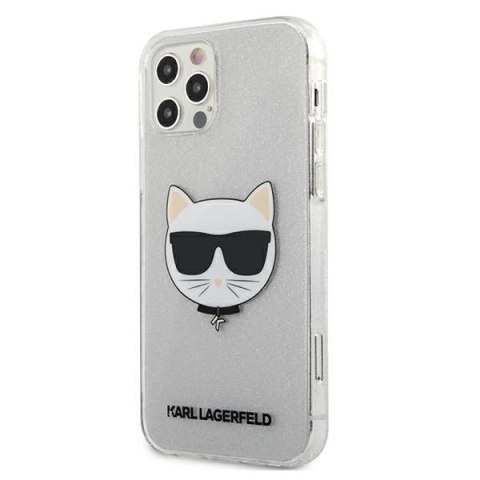 Etui Karl Lagerfeld KLHCP12MCHTUGLS do iPhone 12/12 Pro 6,1" hardcase Glitter Choupette