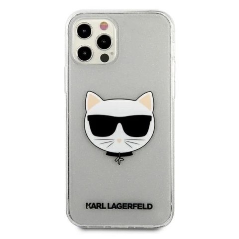 Etui Karl Lagerfeld KLHCP12MCHTUGLS do iPhone 12/12 Pro 6,1" hardcase Glitter Choupette