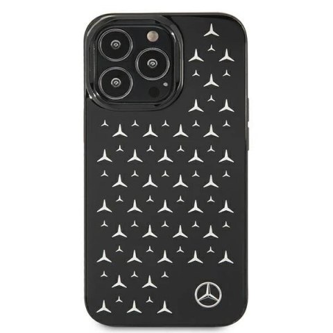 Etui Mercedes MEHCP13XESPBK do iPhone 13 Pro Max 6,7" hardcase Silver Stars Pattern