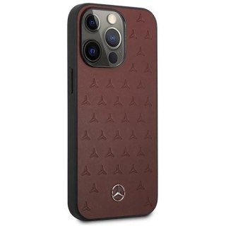 Etui Mercedes MEHCP13XPSQRE do Apple iPhone 13 Pro Max 6,7" hardcase Leather Stars Pattern