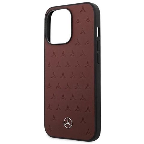 Etui Mercedes MEHCP13XPSQRE do Apple iPhone 13 Pro Max 6,7" hardcase Leather Stars Pattern