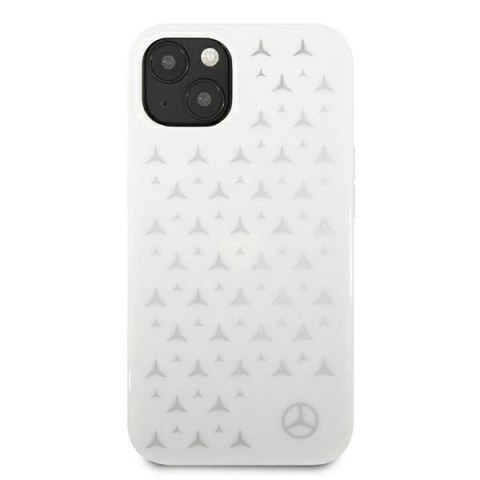 Etui Mercedes MEHCP13SESPWH do iPhone 13 mini 5,4" hardcase Silver Stars Pattern