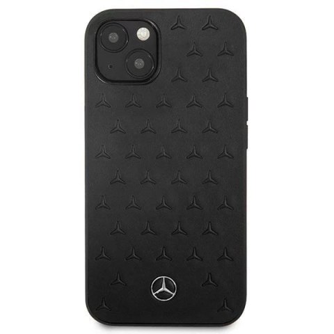 Etui Mercedes MEHCP13SPSQBK do iPhone 13 mini 5,4" hardcase Leather Stars Pattern