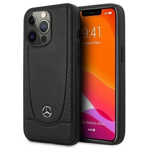 Etui Mercedes MEHCP14LARMBK do Apple iPhone 14 Pro 6,1" hardcase Leather Urban