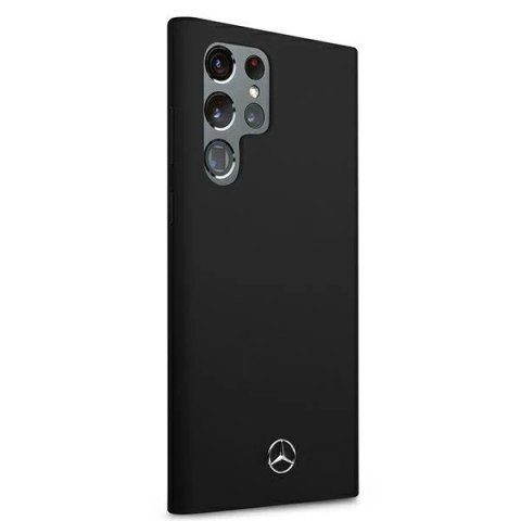 Etui Mercedes MEHCS22LSILBK do Samsung Galaxy S22 Ultra S908 hardcase Silicone